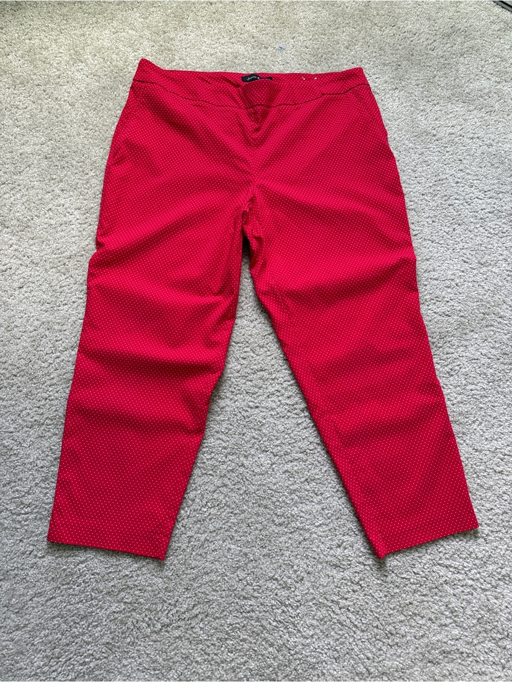 Jasmine & Juliana Red Ponte Pants - 20W